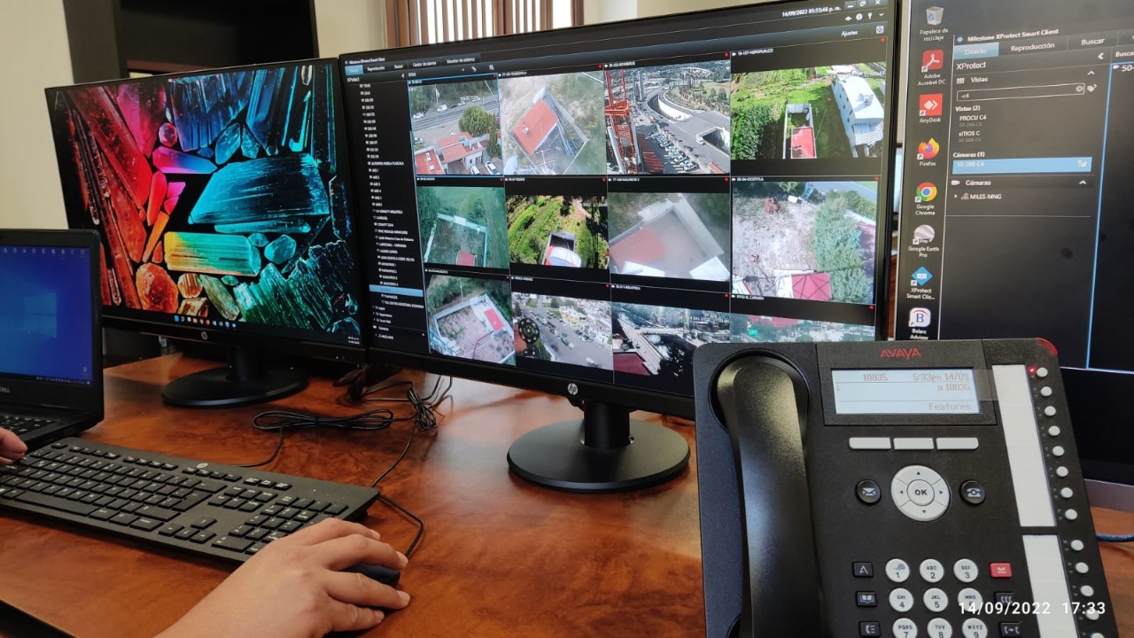 Instala C4 filtros de seguridad en evento de Grito de Independencia en la capital tlaxcalteca